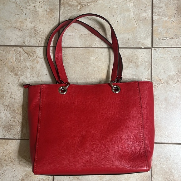 Coach Red Handbag. Used twice. In great condition. - Picture 5 of 11